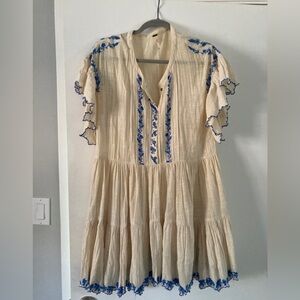 free people dress size M, fits like XL